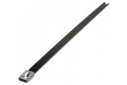 Coated stainless steel cable ties