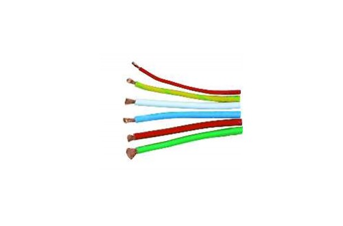 ELECTRO PJP - PVC CABLE SECTION 0,50mm2 (130 BLADES x 0.07) 100m SPOOL RED