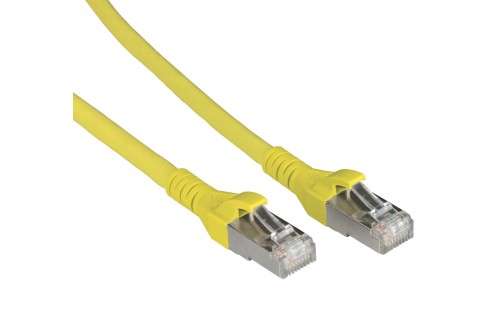  - PATCH CABLE CAT6A 10G 26AWG 1,0M YELLOW