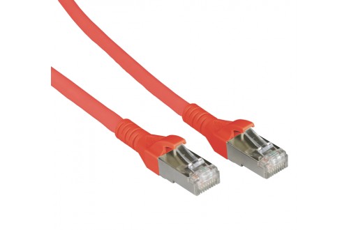  - PATCH CABLE CAT6A 10G 26AWG 0,2M RED
