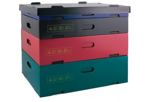 HKM Coated Product - STACKABLE CONTAINER 17-CSC (551x362x60mm)