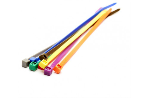  - 300x7.6mm BLUE CABLE TIES  x100